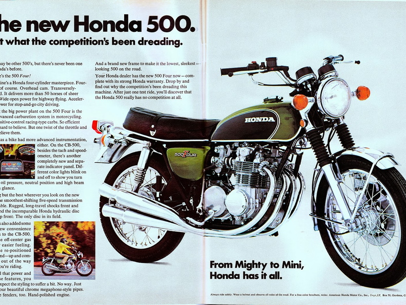 Honda CB 500 1971 (Usa)
