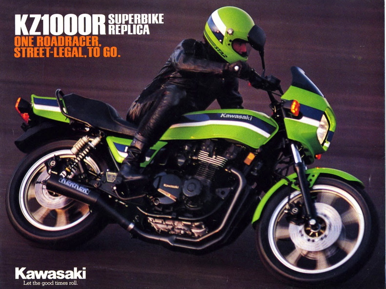 KZ1000R 1983 sales brochure